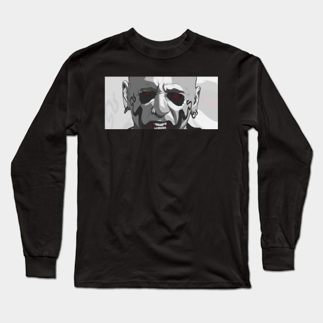 Chad Gray Long Sleeve T-Shirt by JhomArtStore